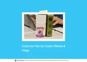 Crackz Ice Taro Ice Cream