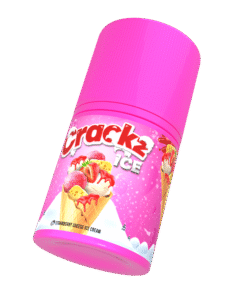 liquid crackz ice strawberry cheese ice cream