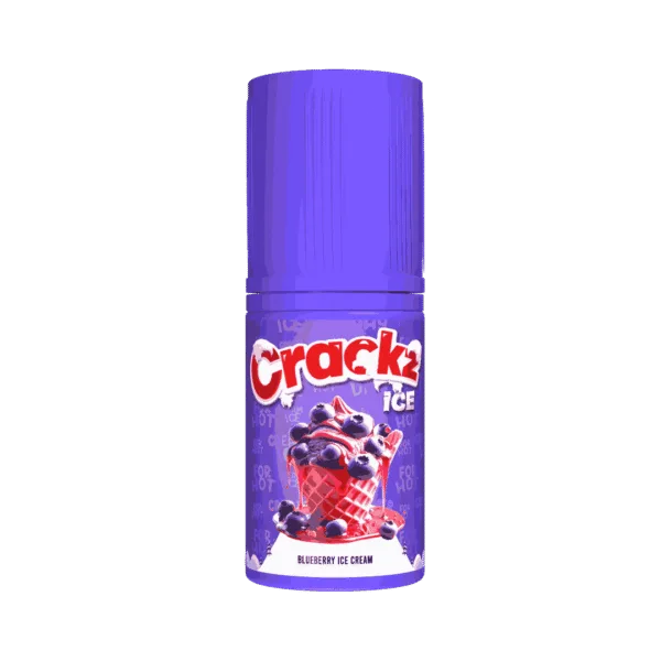 Liquid Crackz Ice Blueberry Ice Cream Saltnic