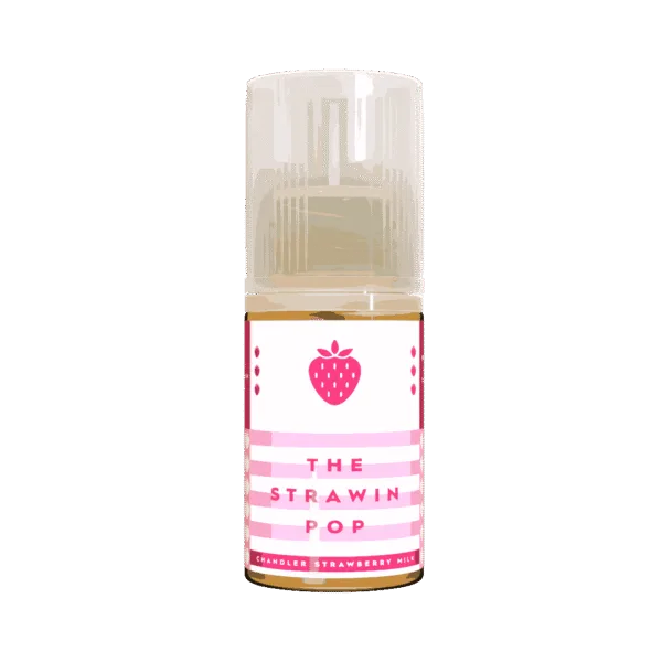The Strawin Pop Chandler Strawberry Milk Saltnic
