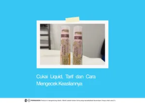 Cukai Liquid, Tarif dan Cara Mengecek Keaslian Cukai Liquid Vape