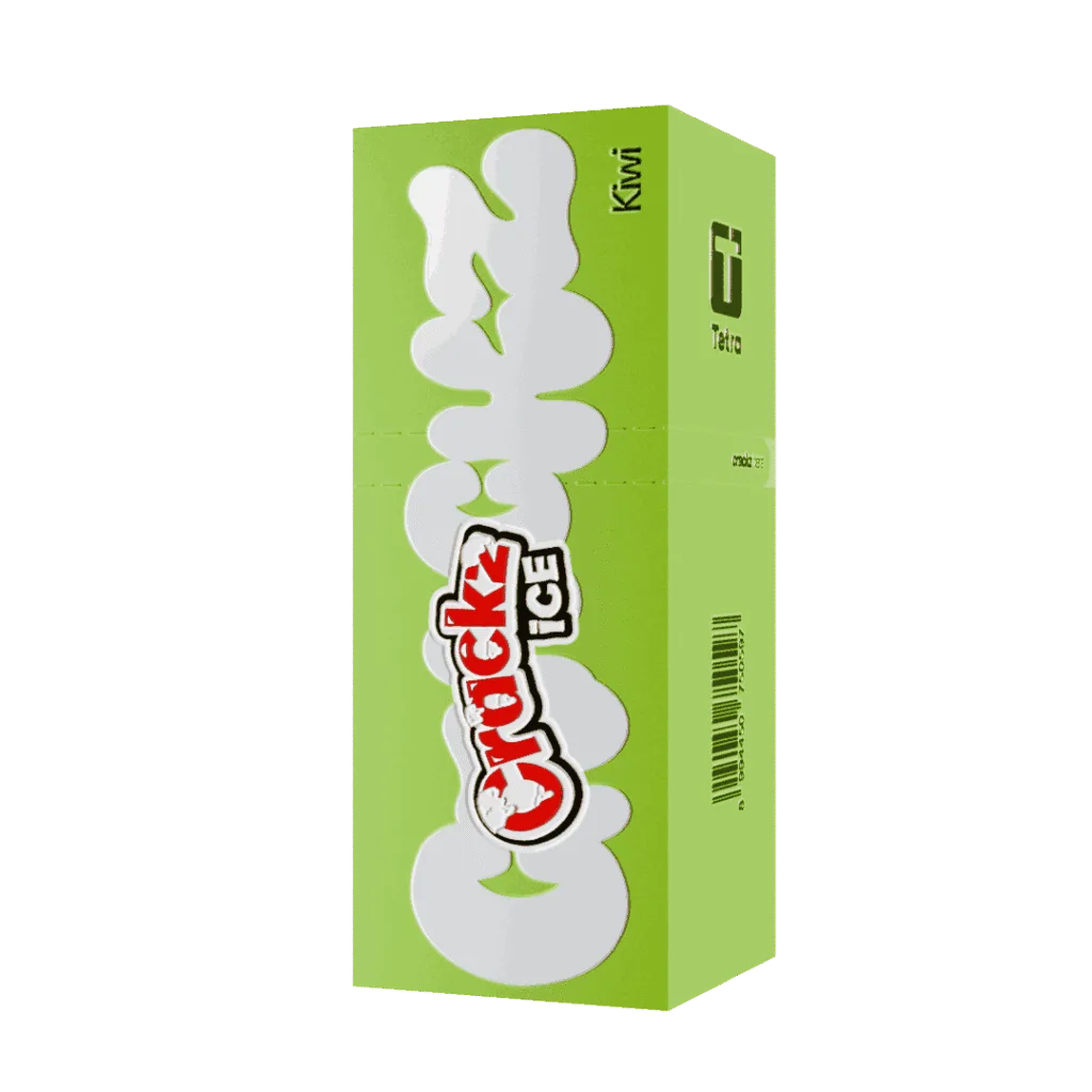 liquid crackz ice kiwi fruity series