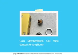 cara membersihkan coil vape dengan air