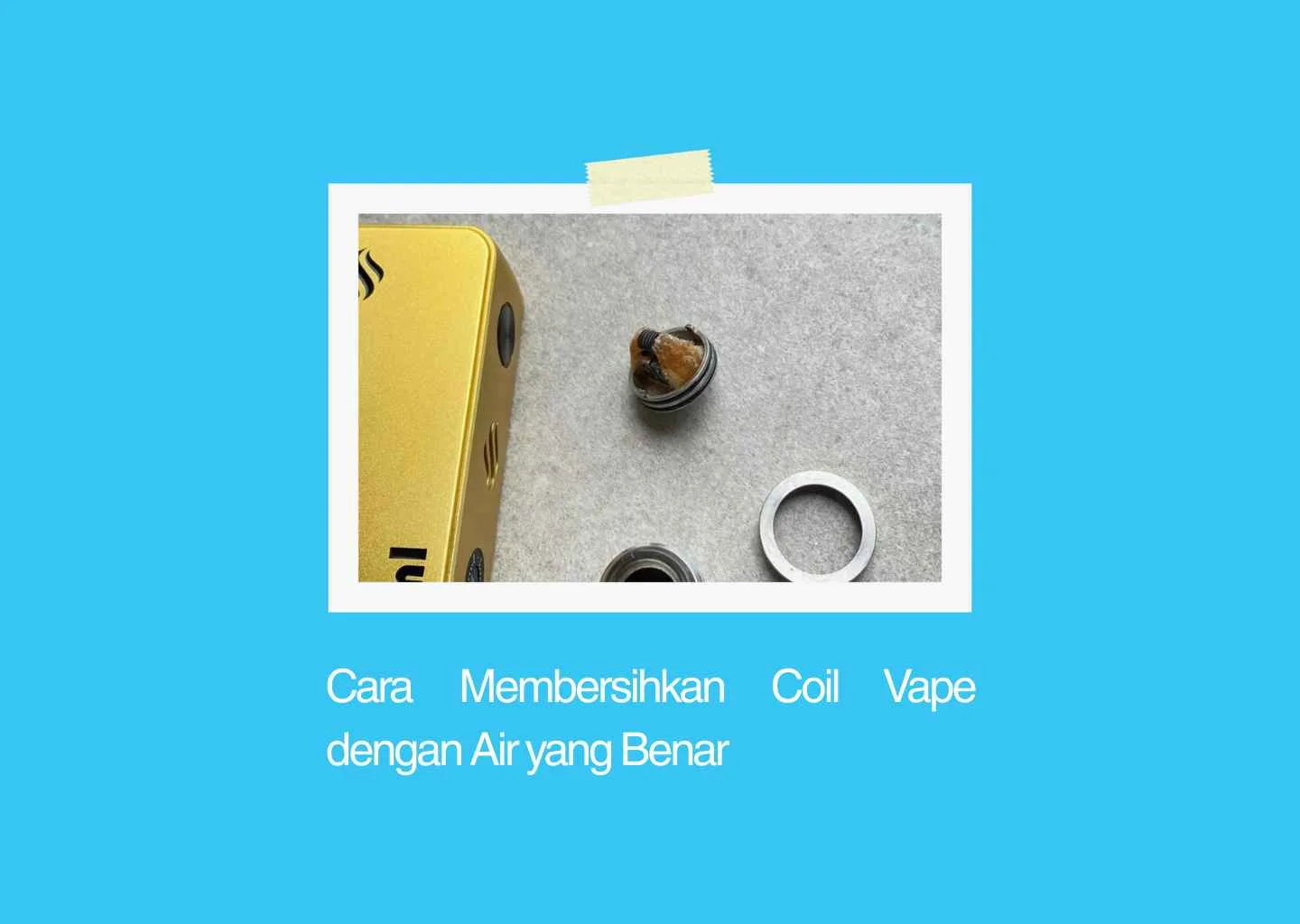 cara membersihkan coil vape
