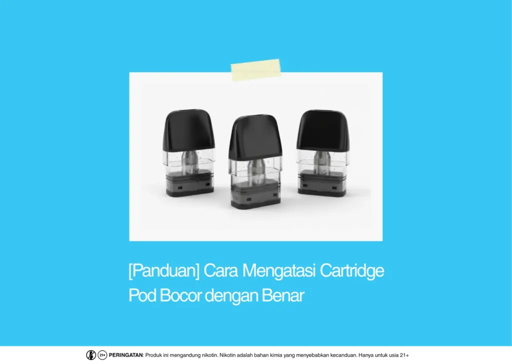 cara mengatasi cartridge pod bocor dengan benar