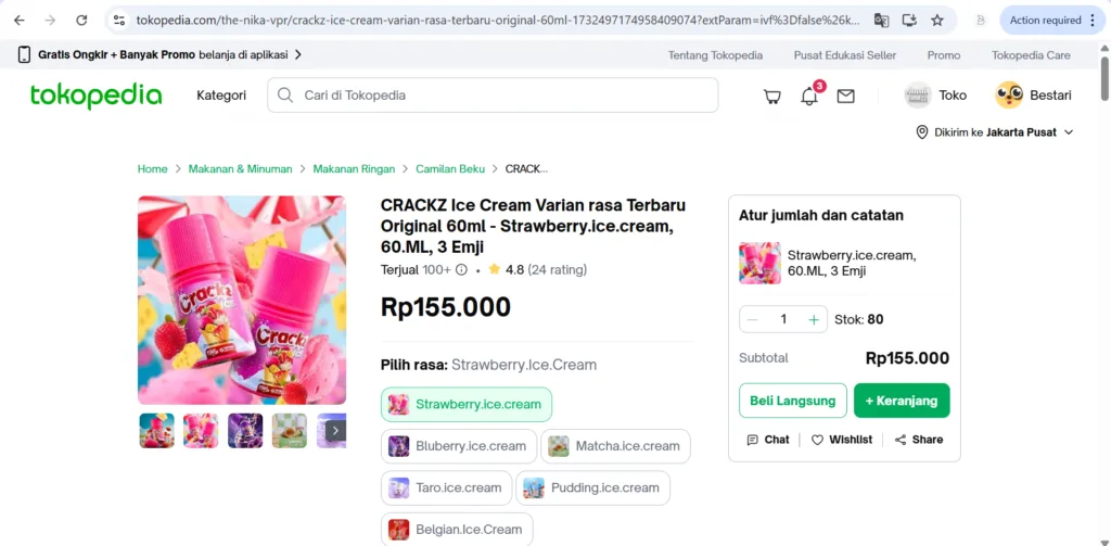 isian yang perlu kamu isi sebelum membeli