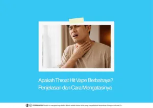 apakah throat hit saat vape berbahaya