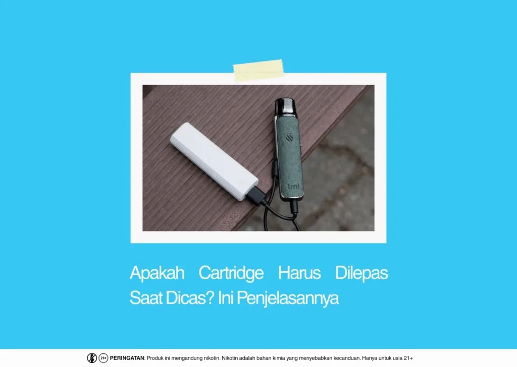 apakah cartridge harus dilepas saat dicas