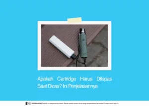 apakah cartridge harus dilepas saat dicas