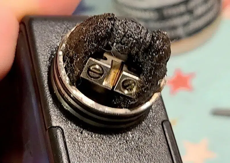 tampilan coil gosong