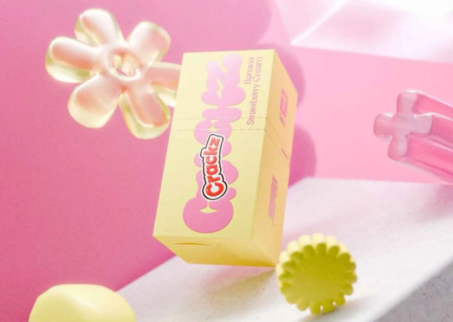 Crackz Banana Strawberry Cream, Liquid Creamy Baru yang Bikin Ngiler