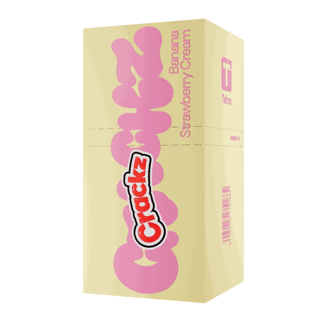 liquid crackz banana strawberry cream