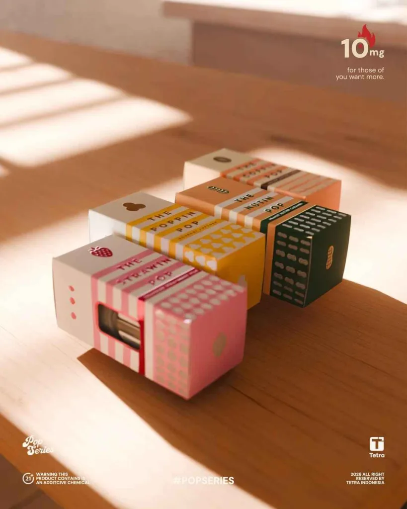 liquid dengan rasio pg vg 50 50 salt nic pop series