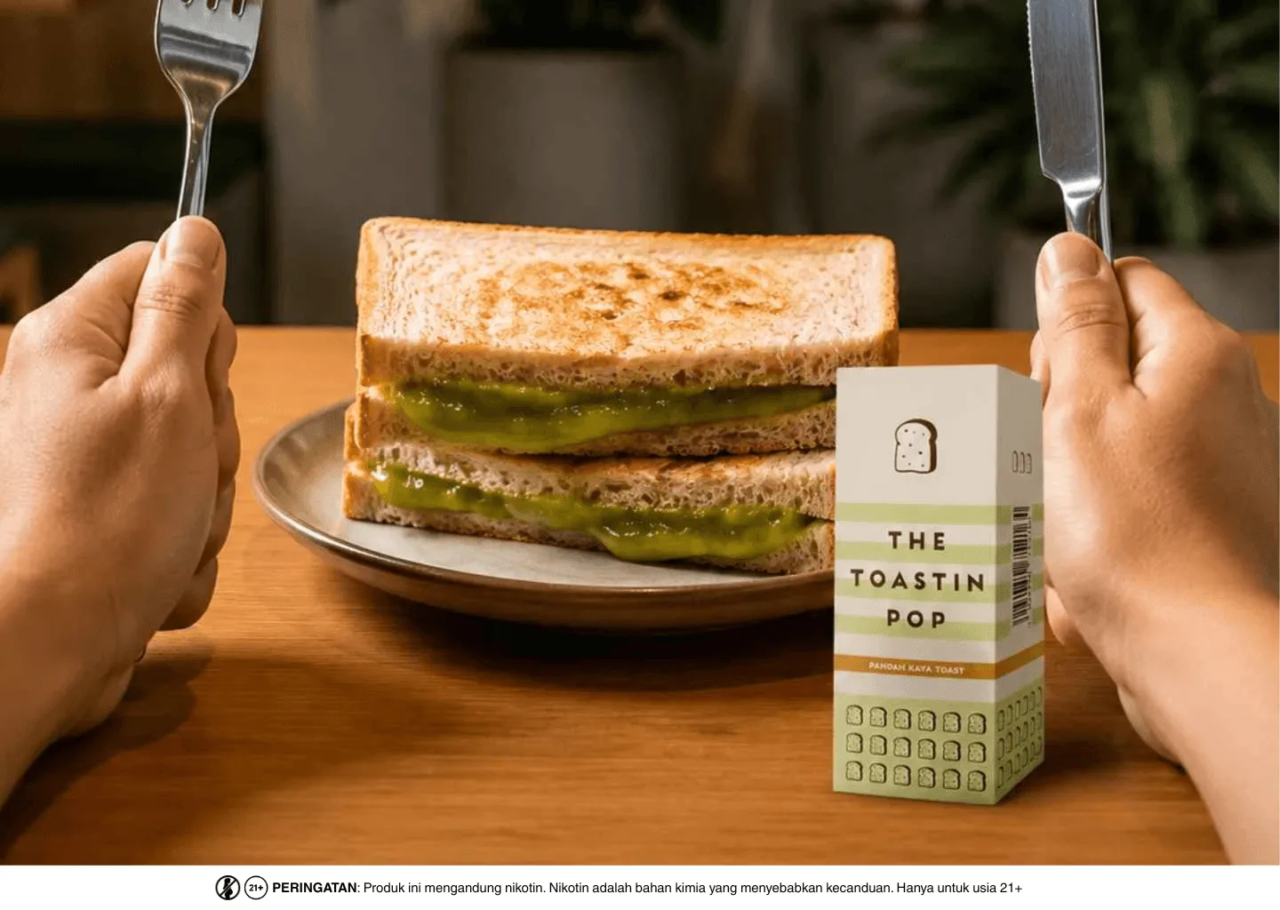The Toastin Pop, Liquid Rasa Pandan Kaya Toast Ala Kopitiam