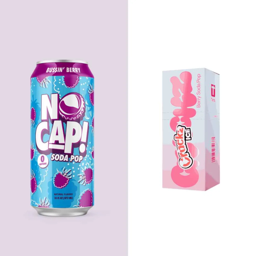 crackz ice berry soda pop