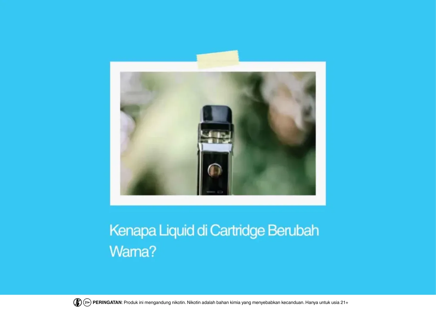 kenapa liquid cartridge berubah warna