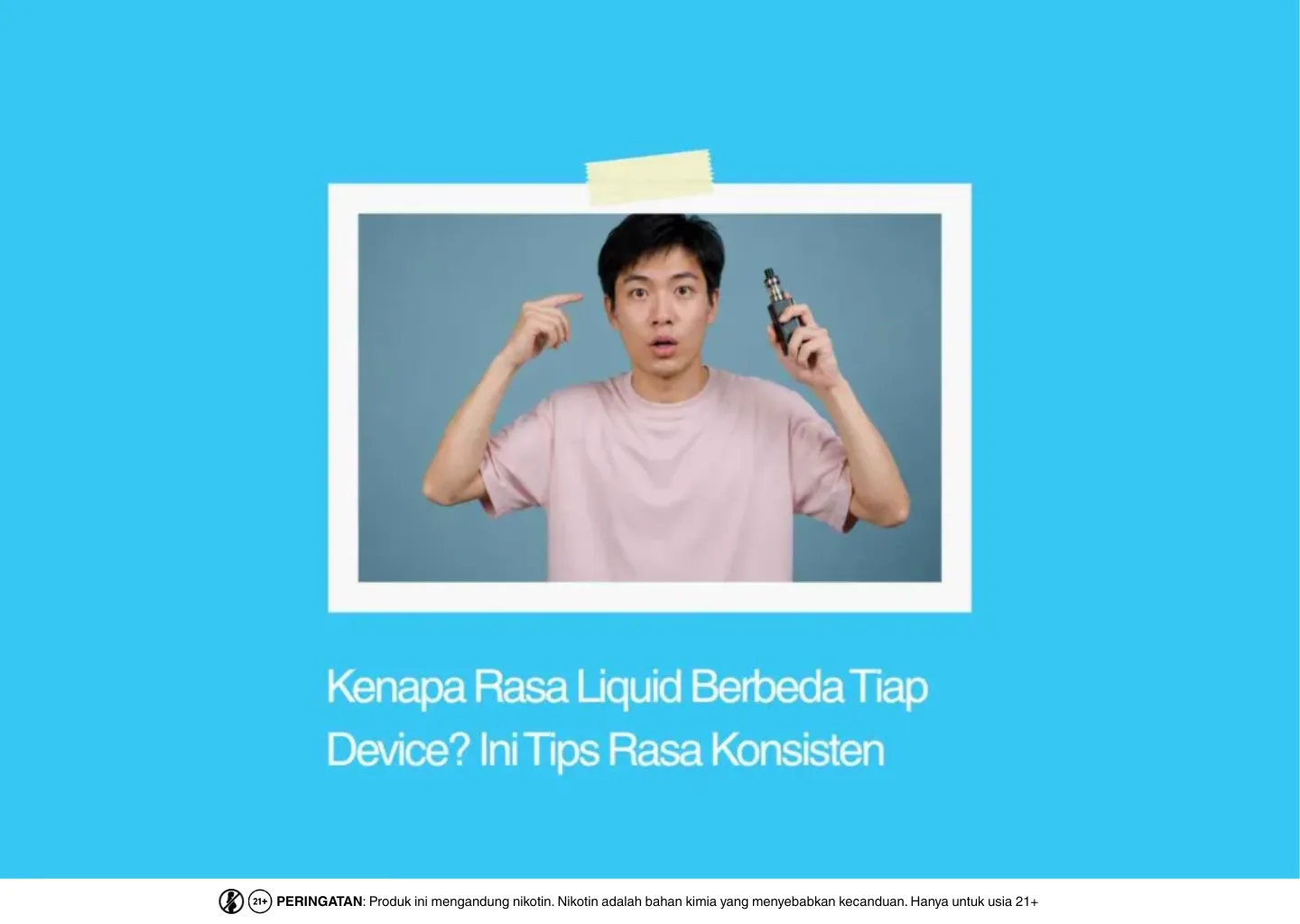 kenapa rasa liquid berbeda tiap device