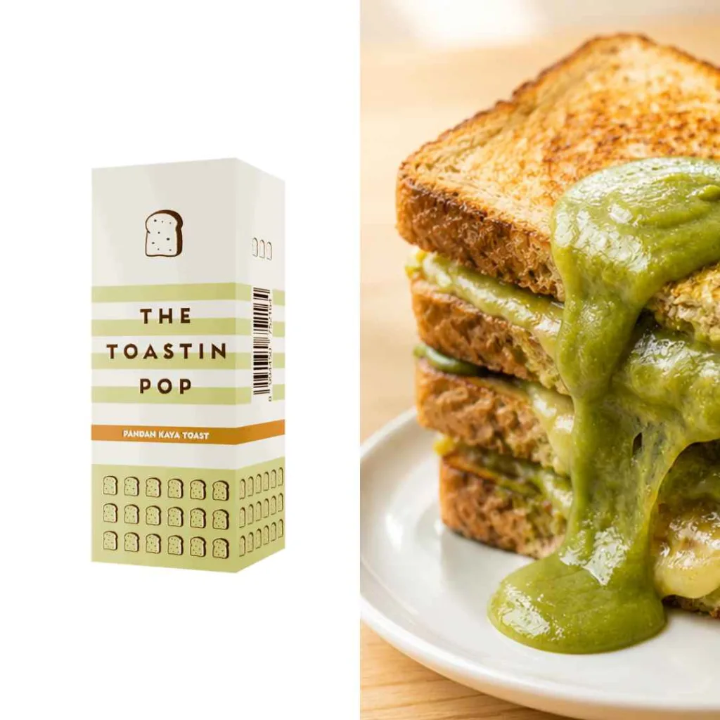 liquid the toastin pop pandan kaya toast