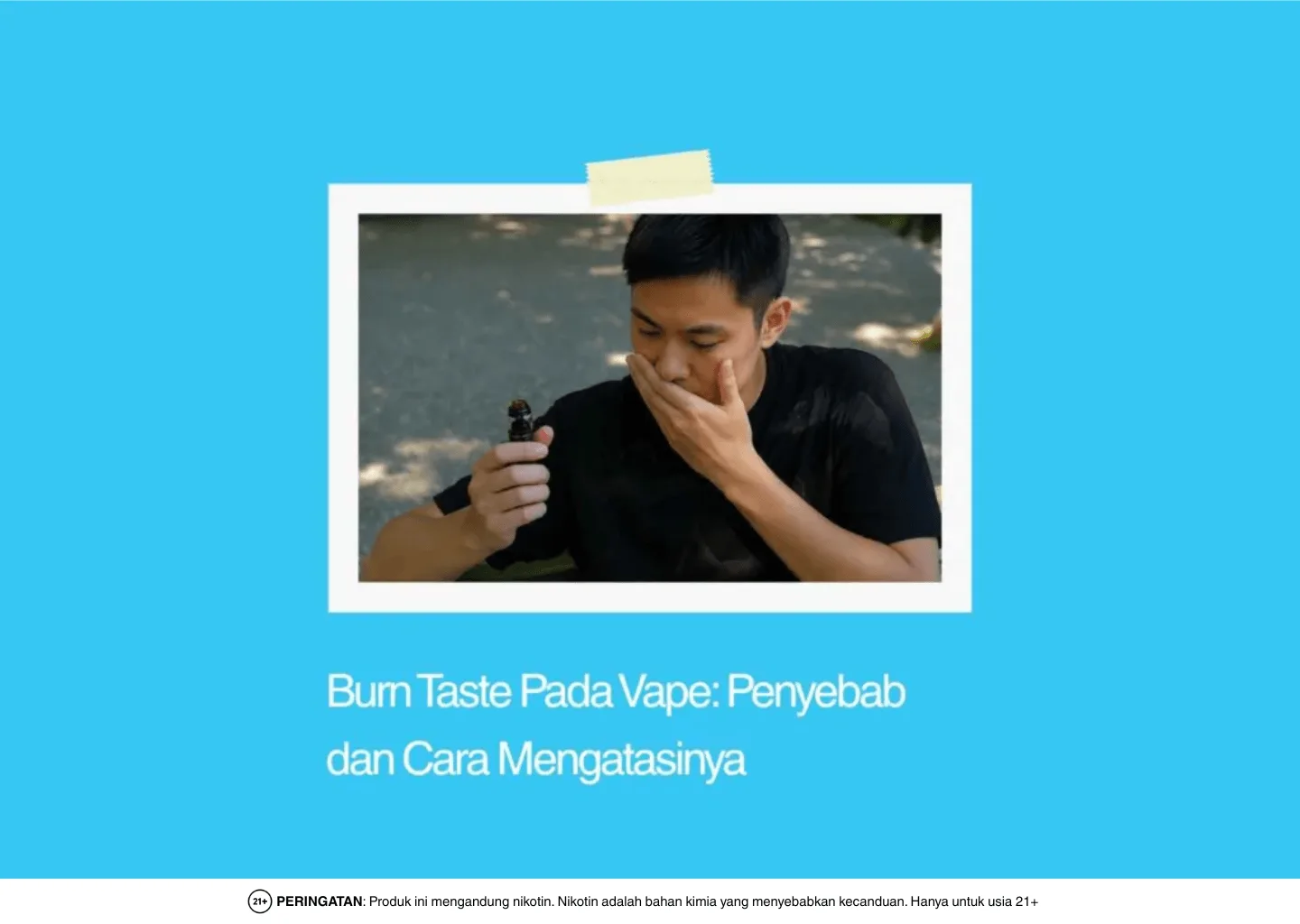 burn taste pada vape