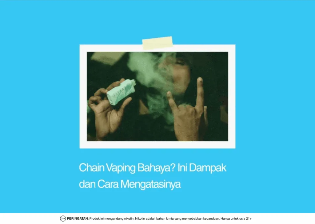 dampak dan cara mengatasi chain vaping