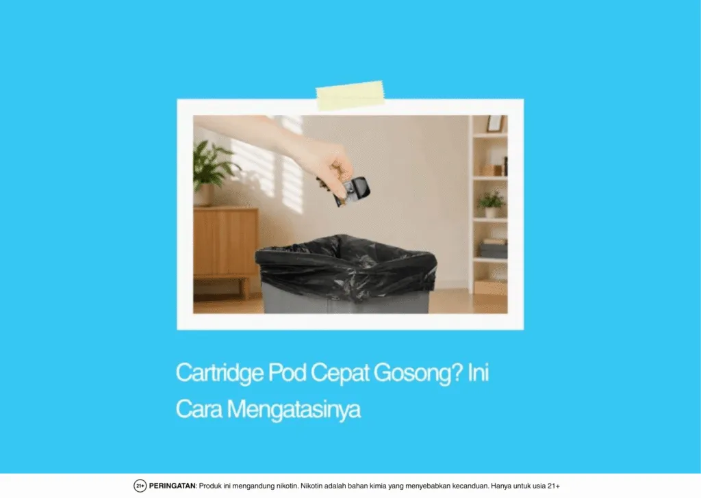 penyebab dan cara mengatasi cartridge pod cepat gosong