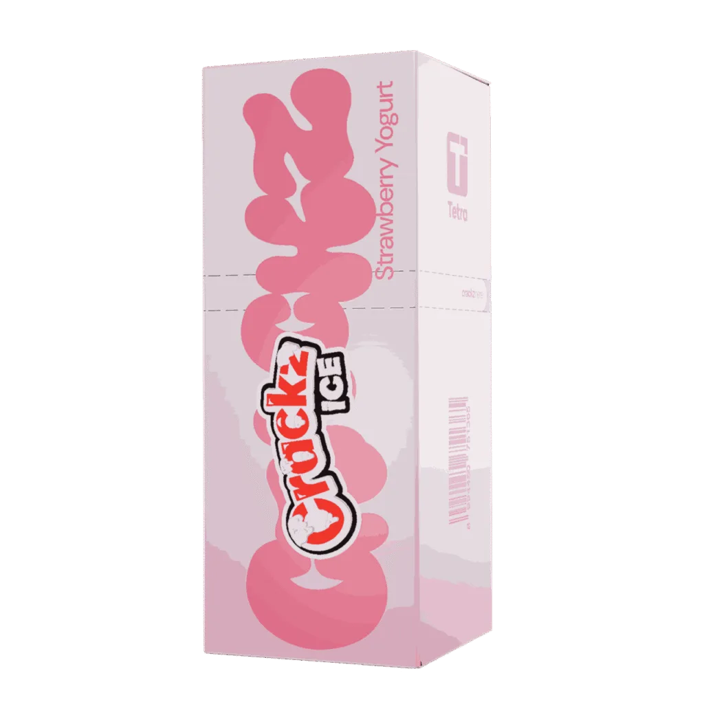 yogurt series crackz ice strawberry yogurt