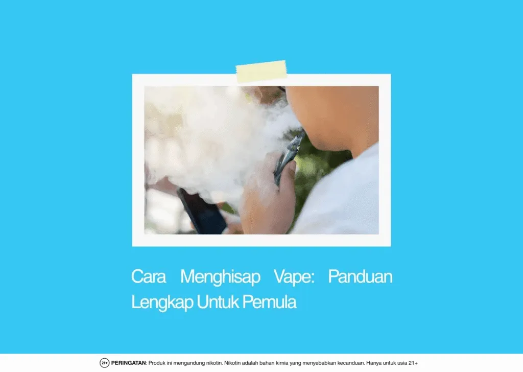 cara menghisap vape