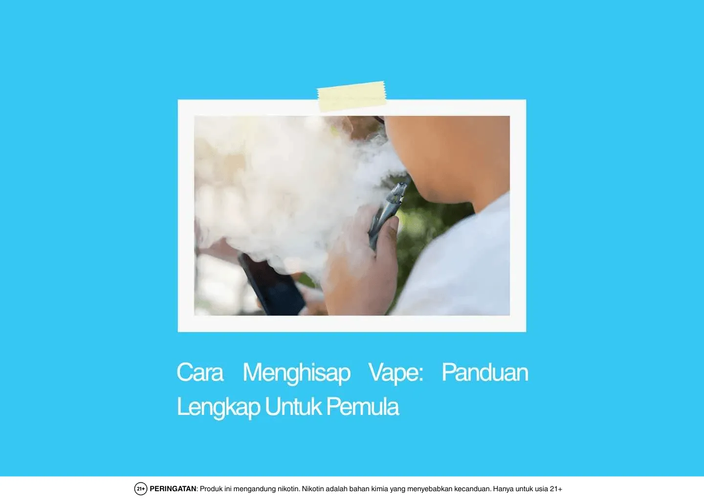 cara menghisap vape