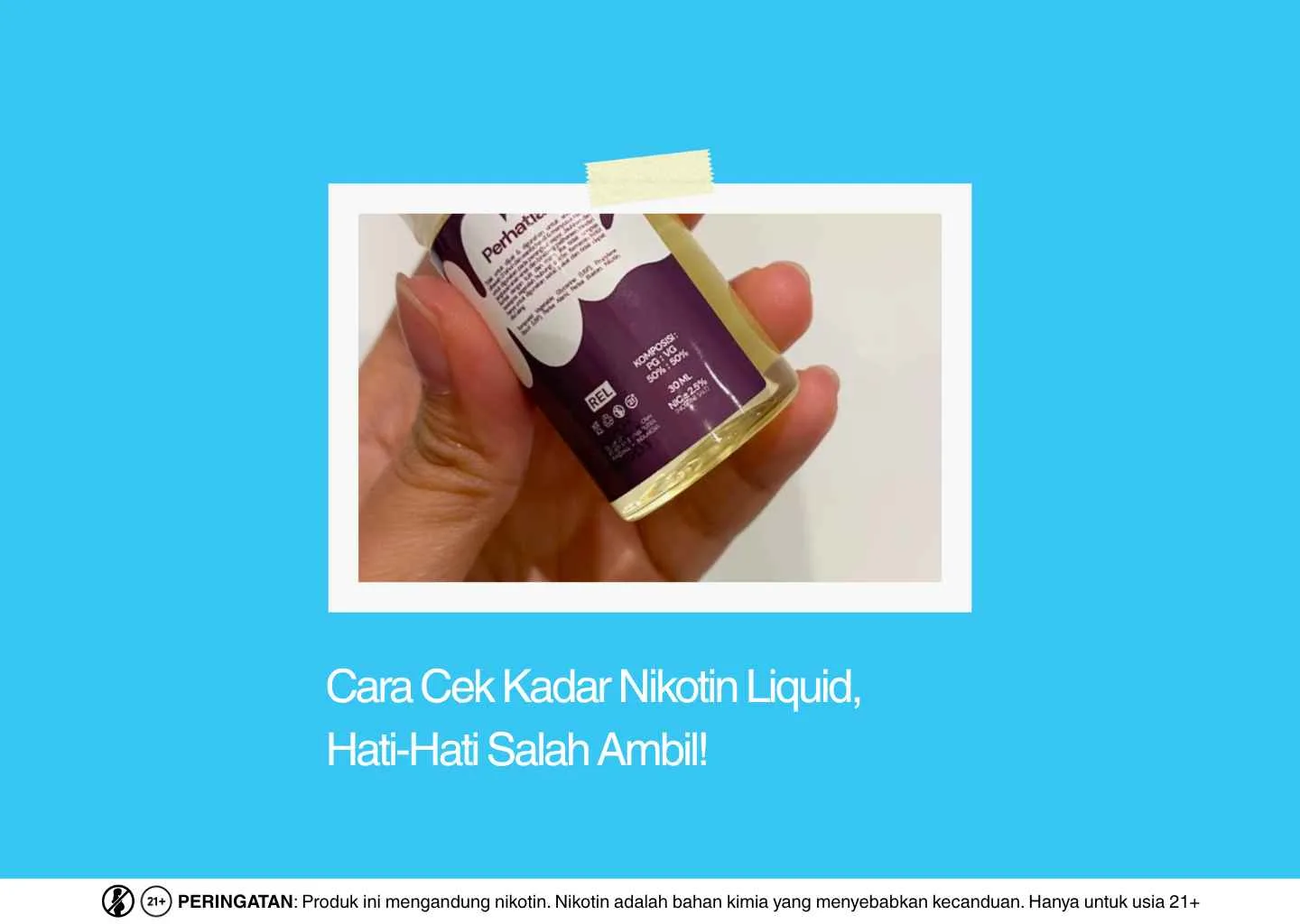 cara cek kadar nikotin liquid