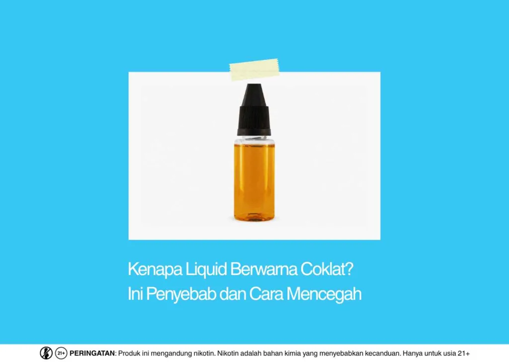 liquid berwarna coklat
