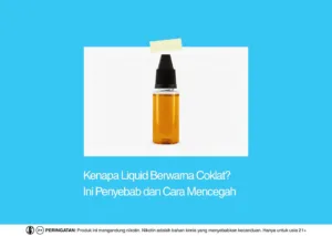 liquid berwarna coklat